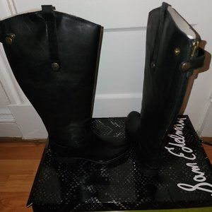 Leather Knee High Boots